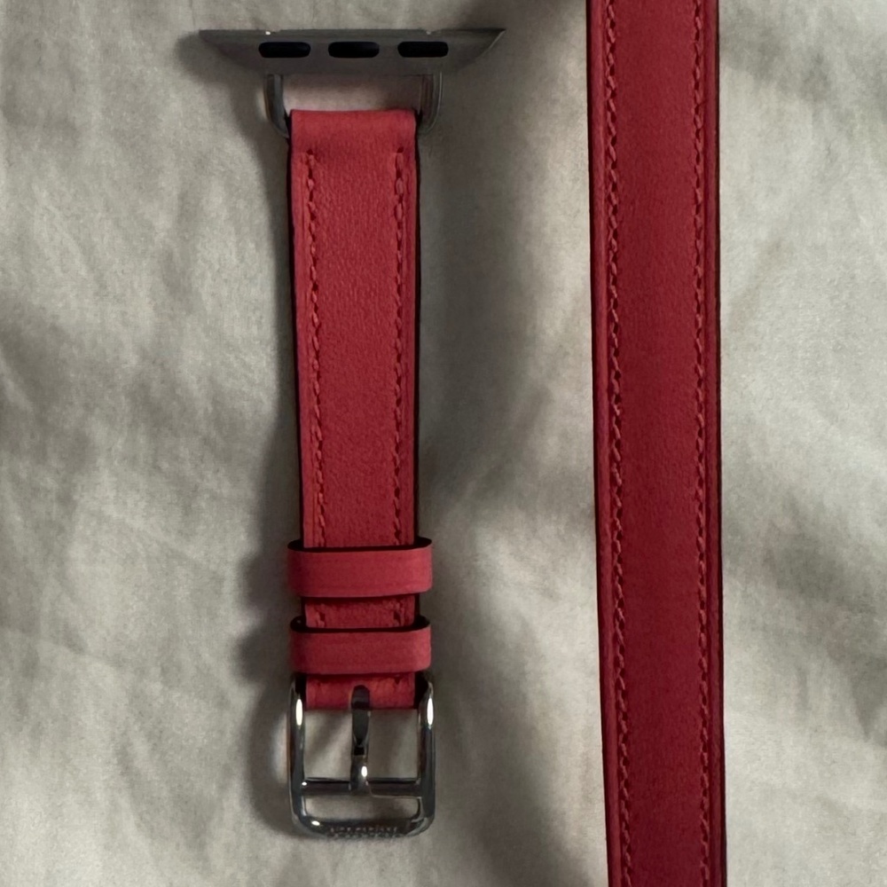 Hermes Apple Watch Leather Bracelet Strap